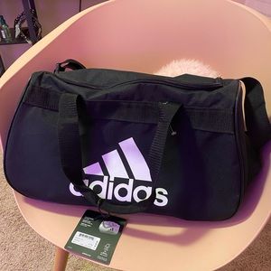 Adidas duffel bag.